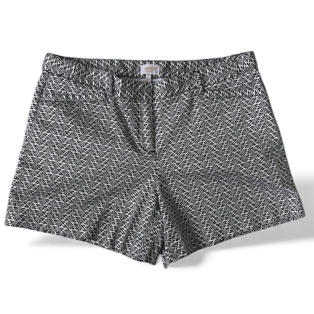 Women’s Laundry By Shelli Segal Black/White Printed Shorts, Size 8, Like New